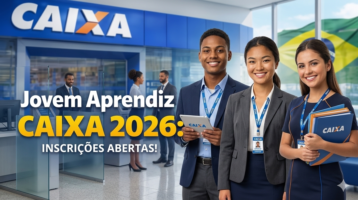 Jovem Aprendiz CAIXA 2026 - Inscrições Abertas